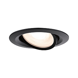 Lumi�re encastr�e NOVA PLUS pivotant GU10|GU5,3 IP65, noir mat gradable
