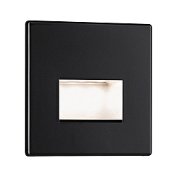 recessed luminaire EDGE, black matt 1,2W 50 | 100lm 2700K 100° 100°
