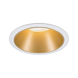 Lumi�re encastr�e COLE rond, rigide, reculer GU10 IP23, or, blanc mat gradable CRI >80