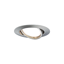 recessed luminaire BASE swivelling, set of 1 GU10 IP20, brushed iron  350lm 3000K 100° 100° CRI >80