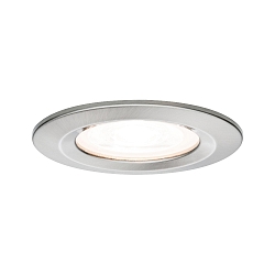Lumi�re encastr�e NOVA LED rond, rigide GU10 IP44, fer bross�  460lm 2700K 38� 38� CRI >80