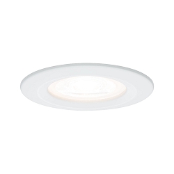 Lumi�re encastr�e NOVA LED rond, rigide GU10 IP44, blanc mat  460lm 2700K 38� 38� CRI >80