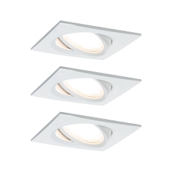 Eclairage d'ext�rieur encastr� NOVA PLUS COIN angulaire, pivotant, lot de 3 Coin IP23, blanc mat gradable