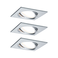 Eclairage d'ext�rieur encastr� NOVA PLUS COIN angulaire, pivotant, lot de 3 Coin IP23, aluminium gradable