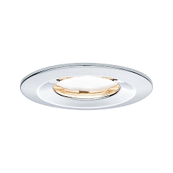 Downlight NOVA PLUS COIN rond, rigide, lot de 1, avec diffuseur IP65, chrome gradable