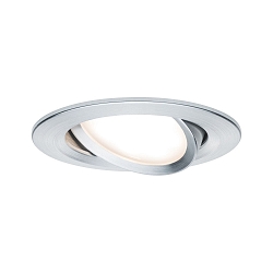 Lumière encastrée NOVA PLUS COIN rond, pivotant IP23, aluminium gradable 6,8W 2.700K 38° 38° CRI >80