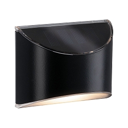 solar wall luminaire ELLIOT with brightness sensor IP44, anthracite 