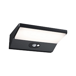 outdoor wall luminaire RONEA LED with motion detector IP44, dark grey 