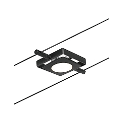 Lampe � corde MACLED, chrome, noir mat 