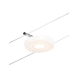 Lampe � corde DISCLED, chrome, chrom� mat 