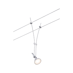 Lampe � corde COMET GU5,3, chrom� mat gradable