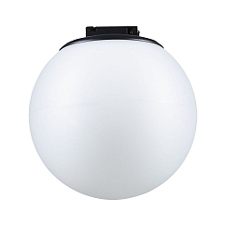 Luminaire syst�me � LED ULine PENDEL BALL � 15CM avec diffuseur, en forme de boule IP20, noir mat gradable
