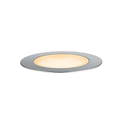 Projecteur encastr� PLUG & SHINE FLOOR INSECT / � 7CM favorable aux insectes IP67, argent