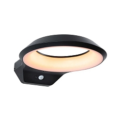 Luminaire mural d’extérieur ANELA PIR avec capteur, favorable aux insectes, résistant à l'air marin IP44, anthrazit 