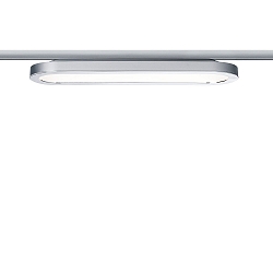 1-Projecteur monophas� URAIL PANEL LOOP LED ovale, commutable, chrom� mat 