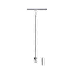 Luminaire � suspension URAIL BASIC PENDULUM 2EASY E27, chrome, chrom� mat gradable