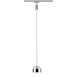Luminaire � suspension URAIL CAPSULE II LED, chrome, chrom� mat gradable