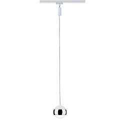 Luminaire � suspension URAIL CAPSULE II LED, chrome, blanche gradable