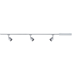 Ensemble de luminaires URAIL COVER lot de 3 GU10, chrome, chrom� mat gradable