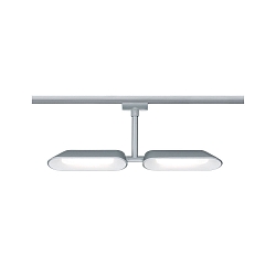 Spot URAIL DIPPER LED � 2 flammes, chrom� mat, blanche gradable