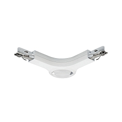 1- Connecteur en L monophas� URAIL LED, blanche
