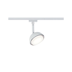 Spot URAIL HEMI LED rotatif, inclinable, commutable, blanche 