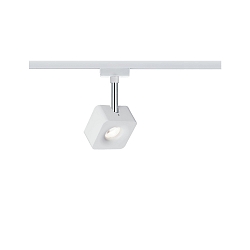 Spot URAIL CUBE LED, chrome, blanche gradable