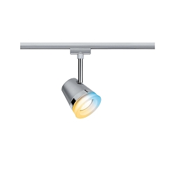 Spot URAIL CONE Tunable White, contr�lable par ZigBee GU10, chrome, chrom� mat gradable