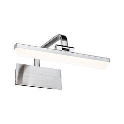 Eclairage de tableau RENAN petit, angulaire, inclinable IP20, aluminium bross� 