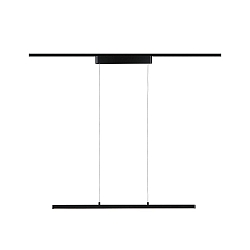 Luminaire à suspension monophasé URAIL ZIGBEE LENTO Tunable White, contrôlable par ZigBee LED, noir mat gradable