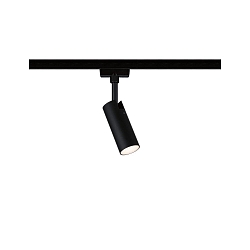 1-Projecteur monophasé URAIL TUBO LED IP20, noir mat gradable