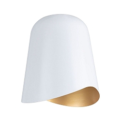 Abat-jour ALVARO URail DecoSystems, or mat, blanche