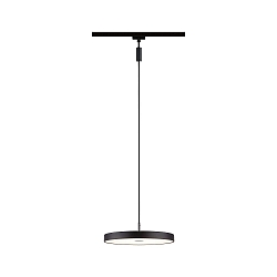 1- Luminaire à suspension monophasé HILDOR URail IP20, noir mat gradable