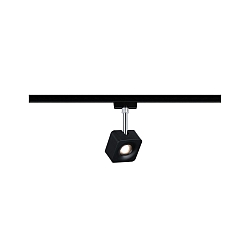 Spot URAIL CUBE LED, chrome, noir mat
