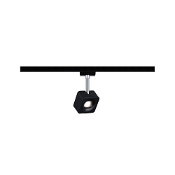 Spot URAIL CUBE LED, chrome, noir mat