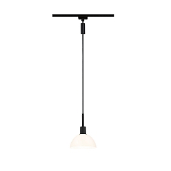 Luminaire � suspension URAIL SARRASANI E14, opale, noir mat gradable