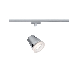 Paulmann URail Spot Cone, excl. lamp, max. 10W, GU10, matt/chrome