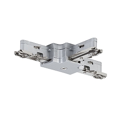 Connecteur en T monophas� URAIL, chrom� mat