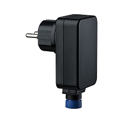 Bloc d'alimentation PLUG&SHINE avec prise de courant, noir 