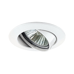 Lumière encastrée PREMIUM pivotant GU10 IP23, blanche gradable