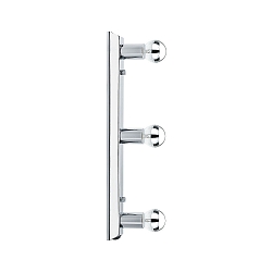 Luminaire de miroir MIRROR REGULA 3 flammes E14, chrome