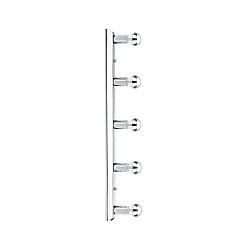 Luminaire de miroir MIRROR REGULA 5 flammes E14, chrome gradable