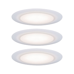 Lumi�re encastr�e SUON DIM IP44, satin, blanche gradable 480lm 2700K
