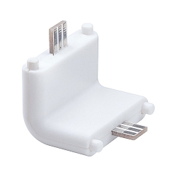 Connecteur BORDER, blanc mat