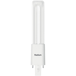 Lampe compacte � LED ESSENCE S9 RETROFIT RALUX S commutable terne G23 5W 550lm 4000K 120� CRI >80  mat