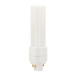 Lampe compacte � LED ESSENCE DUO/E18 HF EM 830 (RALUX DUO/E RETROFIT) commutable terne G24q-2 7W 595lm 3000K 280� CRI >80 