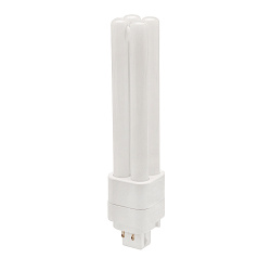 Lampe compacte � LED ESSENCE DUO/E26 HF EM 830 (RALUX DUO/E RETROFIT) commutable terne G24q-3 10W 870lm 3000K 280� CRI >80 