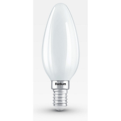 Lampe en forme de bougie LED ESSENCE+ C40 HE 827/F/E14 commutable terne 2,2W 470lm 2700K 330° CRI >80 