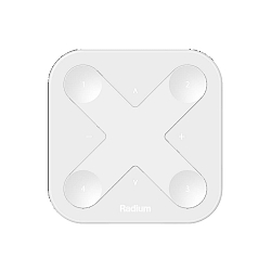 Contrôleur mural Bluetooth SMART XPRESS-LR programmable, à piles, blanche