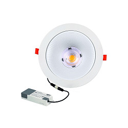 downlight GLAN XS � 175MM Plug&Play rigid, CCT Switch, UGR < 19, multipower IP20, white 